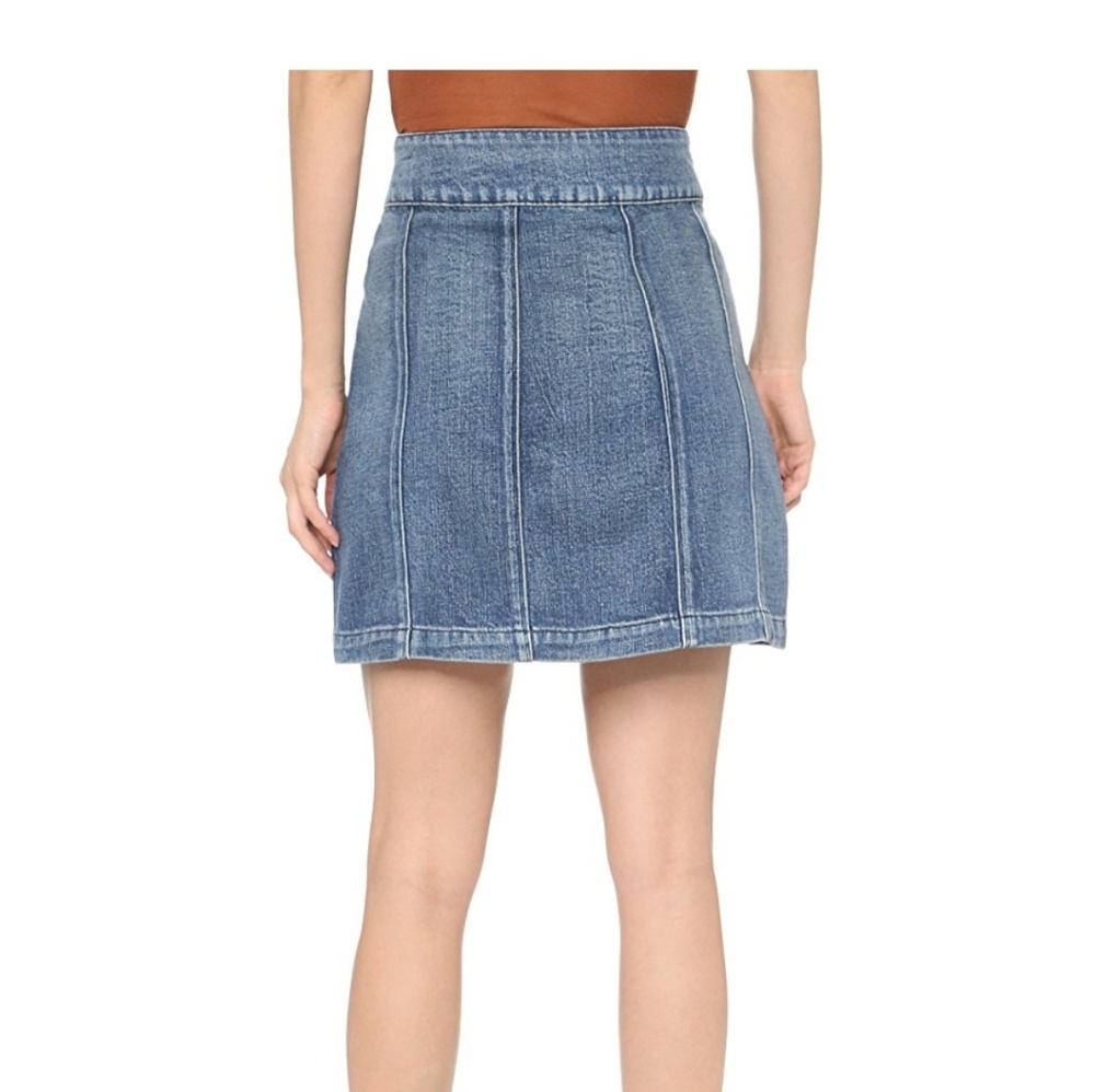 Frame Le Panel Mini Skirt - Picture 3 of 7